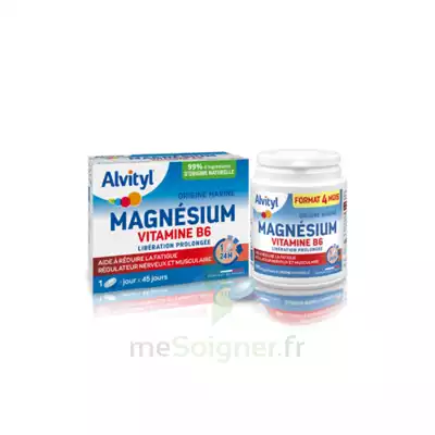 Alvityl Magnésium Vitamine B6 Libération Prolongée Comprimés Lp B/45 à SEYNOD